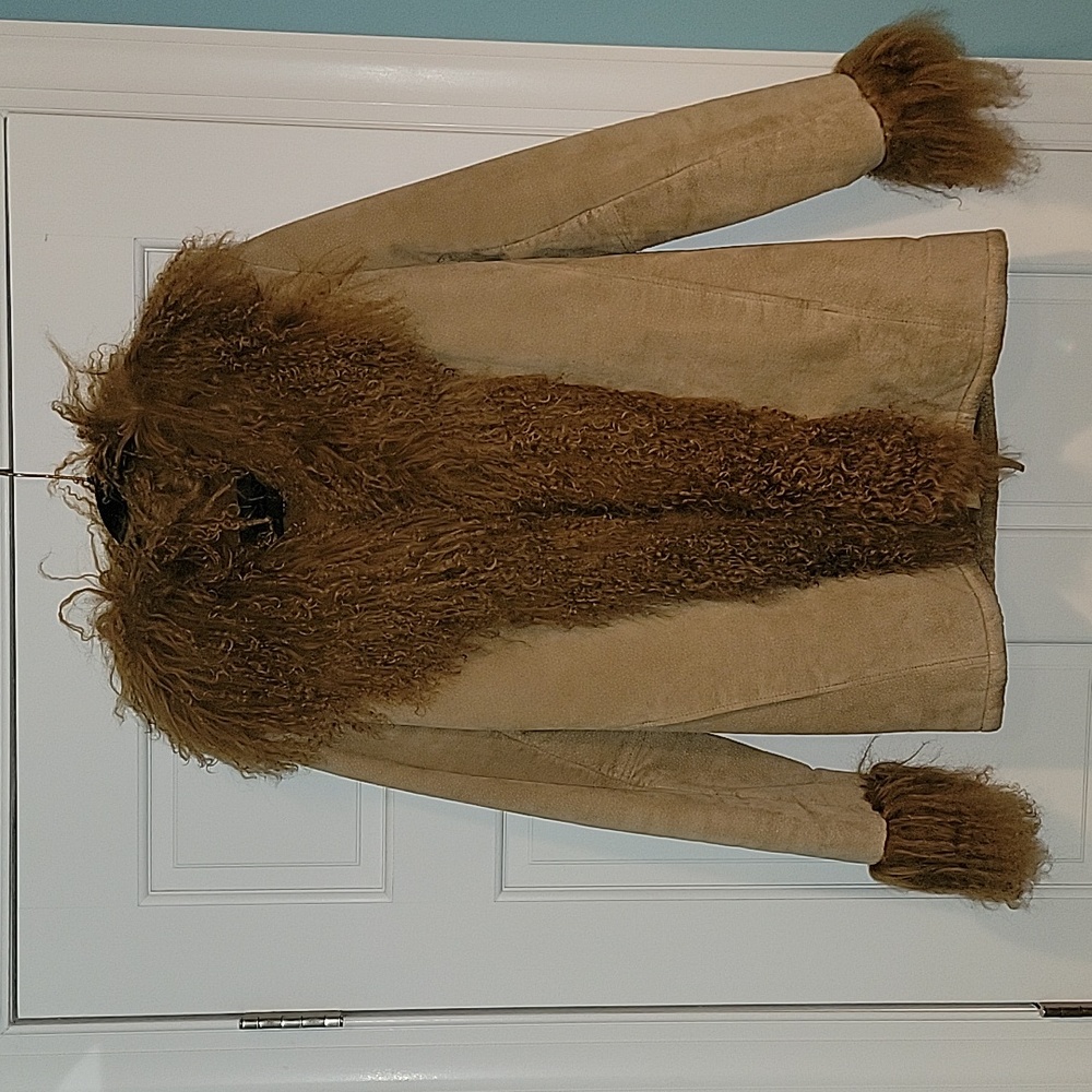 Leather Fur Jacket - image 1